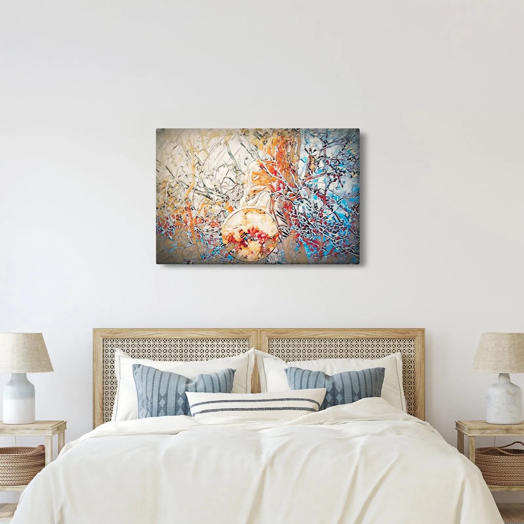 Kép - Mozaik absztrakció (90x60 cm)