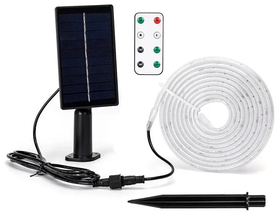 Aigostar B.V. Aigostar - LED Dimmelhető napelemes Szalag LED/1,6W/3,2V 3 m 2700K IP65 + távirányító AI1160