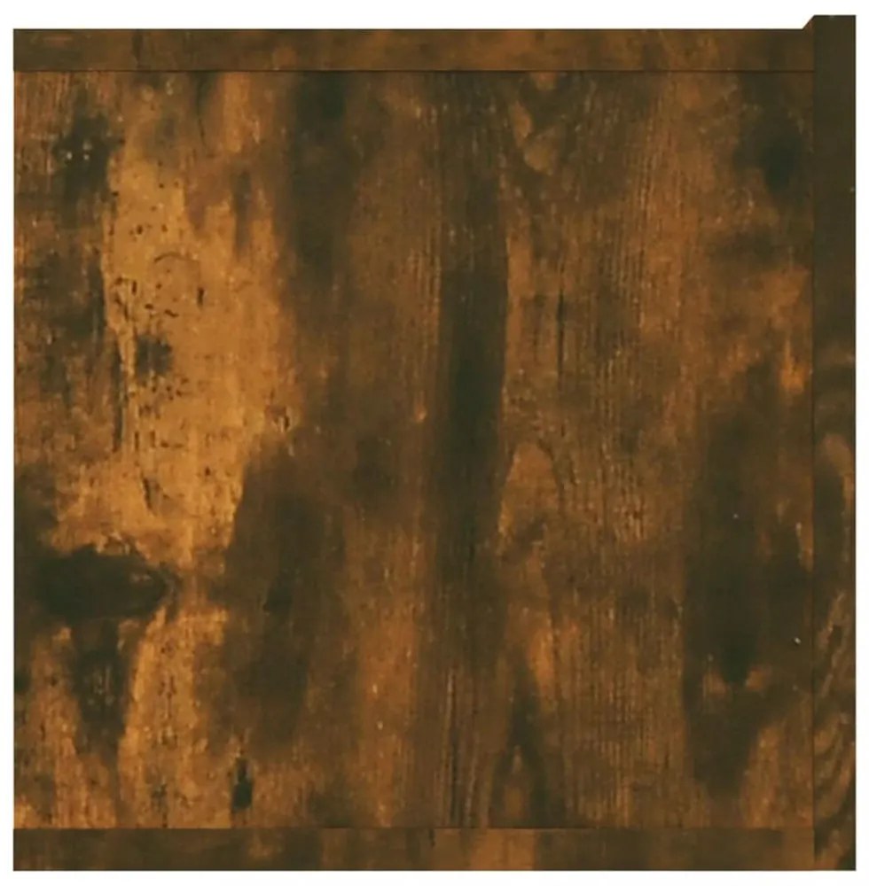 füstös tölgy színű szerelt fa TV-szekrény 80 x 30 x 30 cm