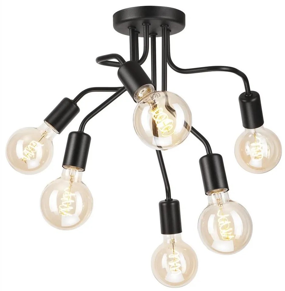 Függesztékes csillár HILDA 6xE27/60W/230V