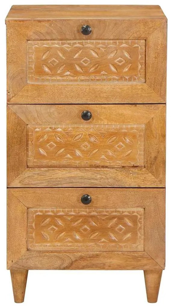 Széf fiókkal Világosbarna 33,5 x 40 x 75 cm