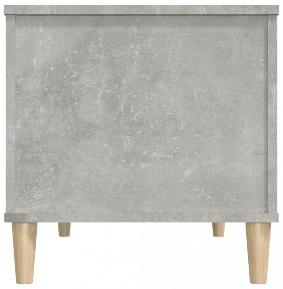 betonszürke szerelt fa dohányzóasztal 90x44,5x45 cm