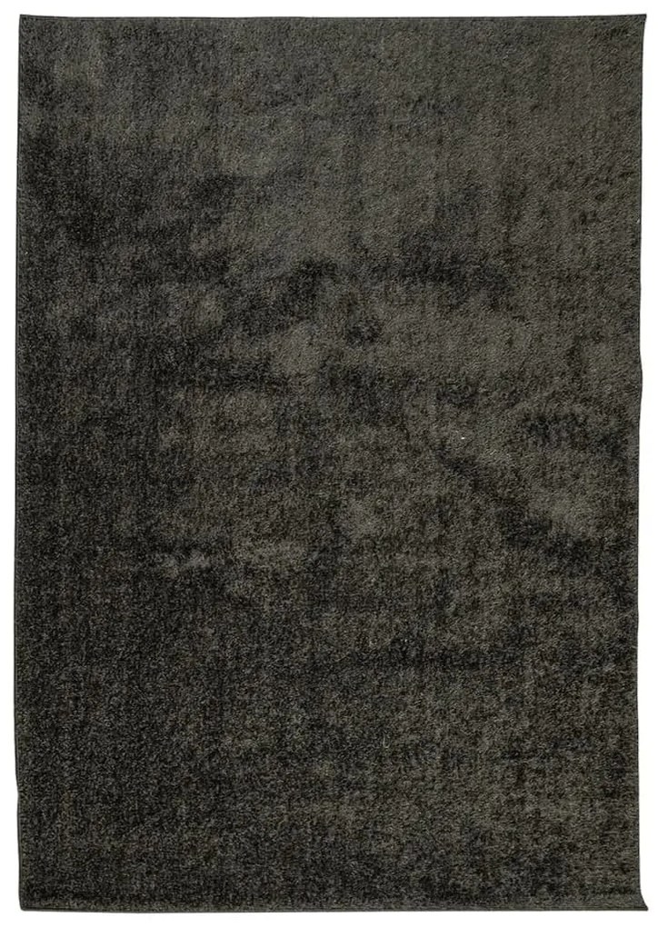 ISTAN antracitszürke hosszú szálú fényes szőnyeg 140 x 200 cm