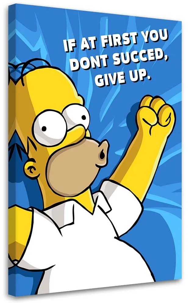 Gario Vászonkép A Simpson család, Homer Simpson - Nikita Abakumov Méret: 70 x 100 cm