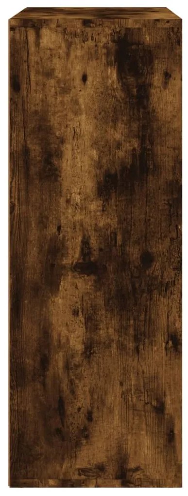 füstös tölgy színű szerelt fa tálalószekrény 60 x 31 x 84 cm