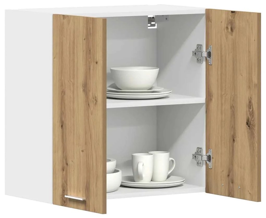 “Lyon” kézműves tölgy szerelt fa konyhai fali szekrény