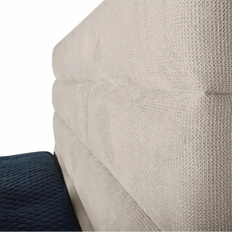 Kárpitozott ágy CALMIRA + rácsos rács + matrac EMI