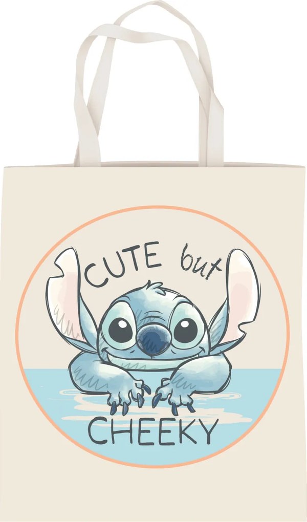 Disney Lilo és Stitch, A csillagkutya Cheeky vászontáska, bevásárlótáska 44 cm