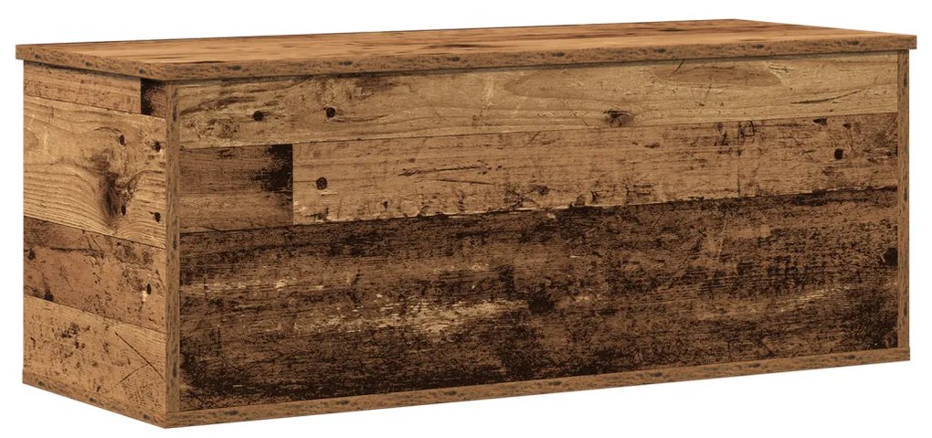 Tároló DOBOZ Régi Fa 90x35x35 cm Mérnöki Fa
