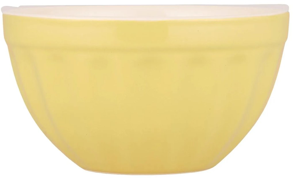 Sárga kerámia müzlis tál MYNTE LEMONADE