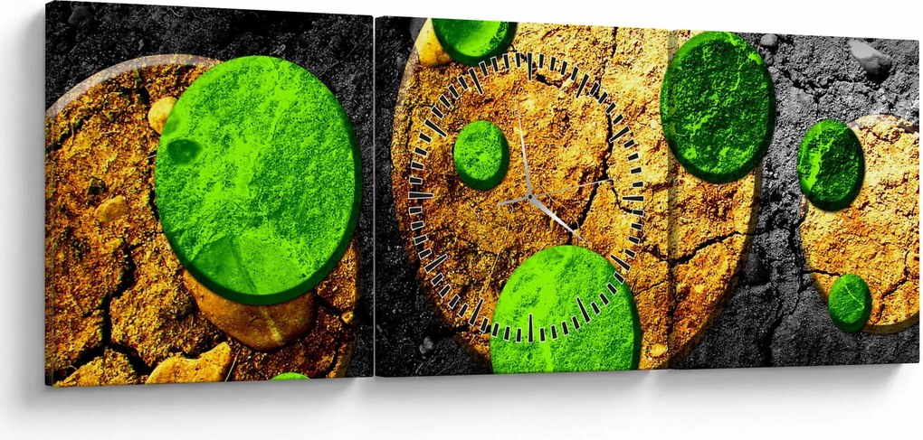 Az absztrakció képe - Gömb (órával) (90x30 cm)