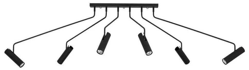 Markslöjd 108508 - Spotlámpa RAMUS 6xGU10/25W/230V fekete