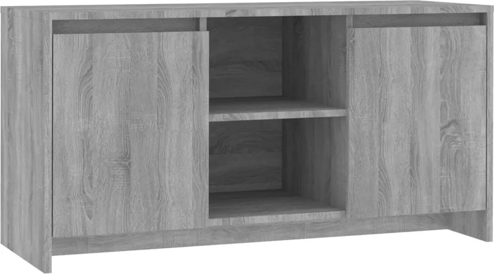 vidaXL szürke sonoma szerelt fa TV-szekrény 102x37,5x52,5 cm