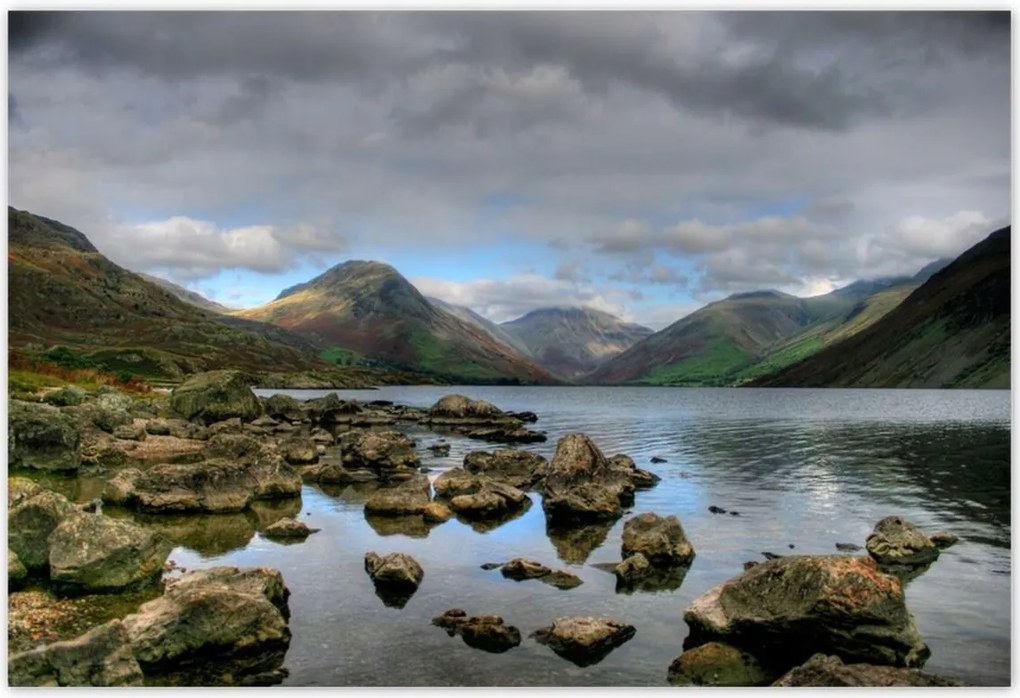 Poszterek 200x135 Nagy kövek a folyóban