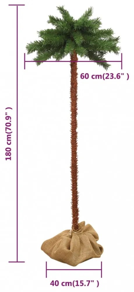 karácsonyfa LED-ekkel 180 cm