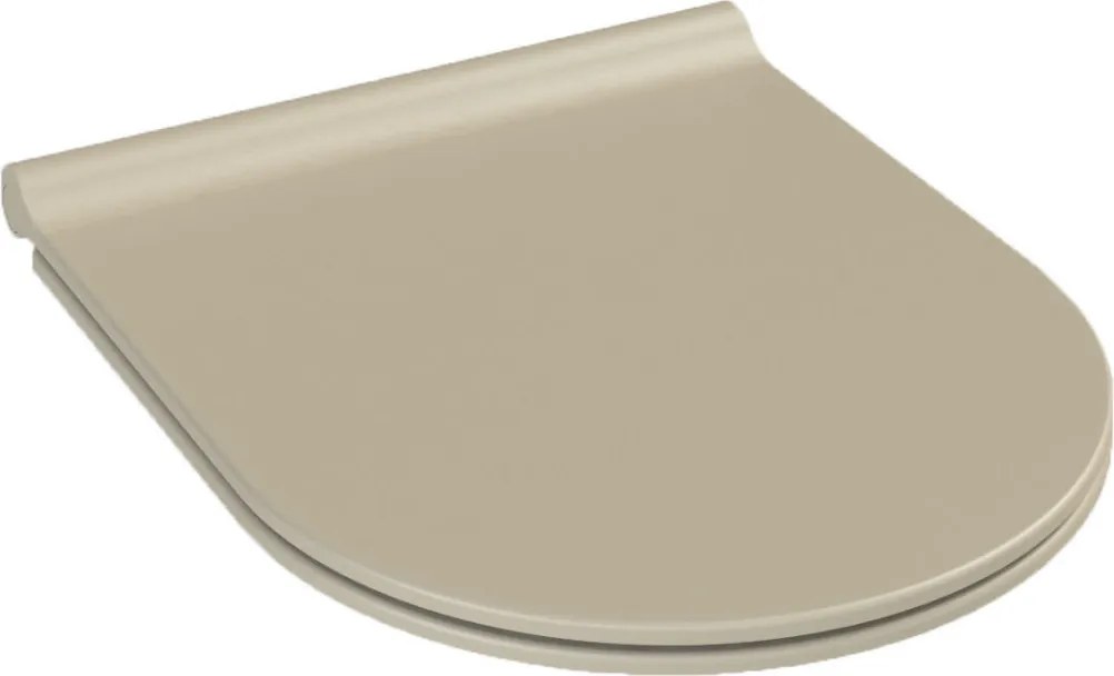 CeraStyle CITY SLIM WC ülőke - MATT BÉZS - duroplast - lecsapódásgátlós - könnyen levehető