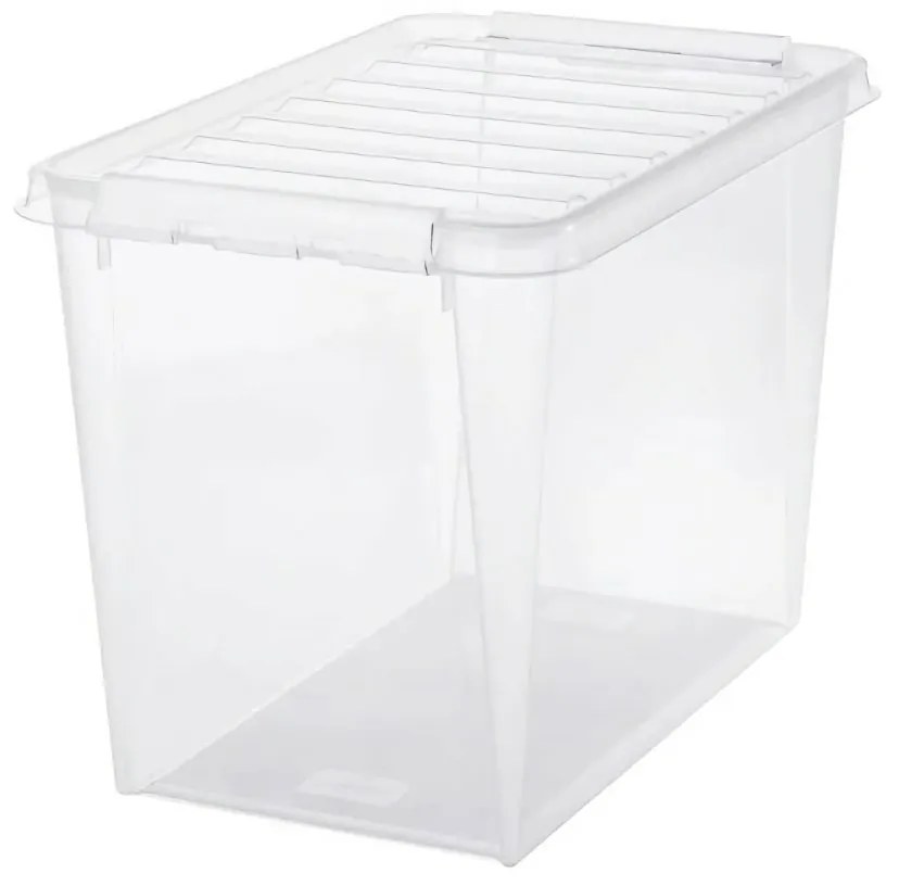 SmartStore Classic tárolódoboz fehér klipszekkel, 61 l, 61 l
