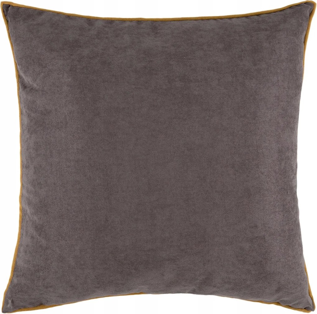 Dekoratív párnahuzat Panbiy 40x40 Darymex szegéllyel, sötétszürke