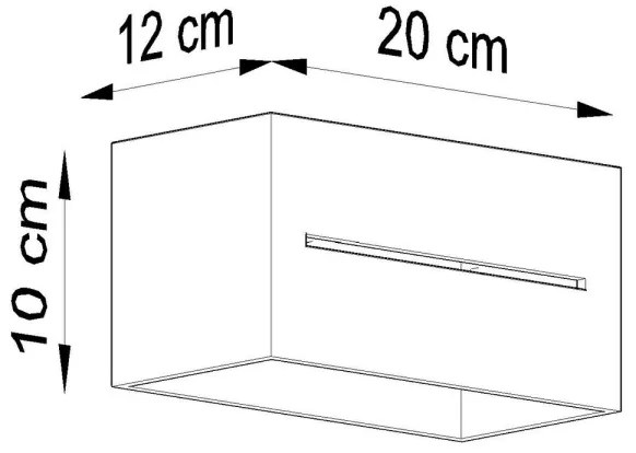 Fali lámpa LOBO 2xG9/40W/230V szürke