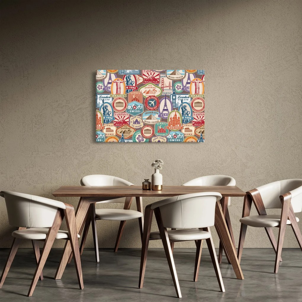 Egy utazó képe (90x60 cm)