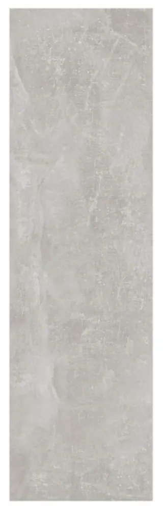 betonszürke térelválasztó könyvszekrény 100 x 30 x 103 cm