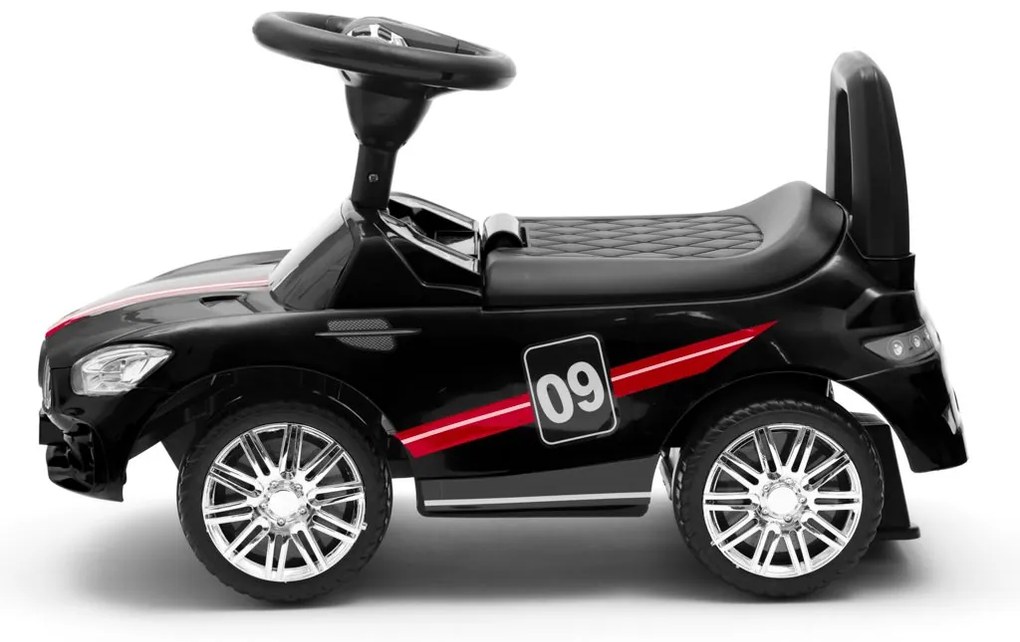 Zenélő bébitaxi Baby Mix RACER fekete