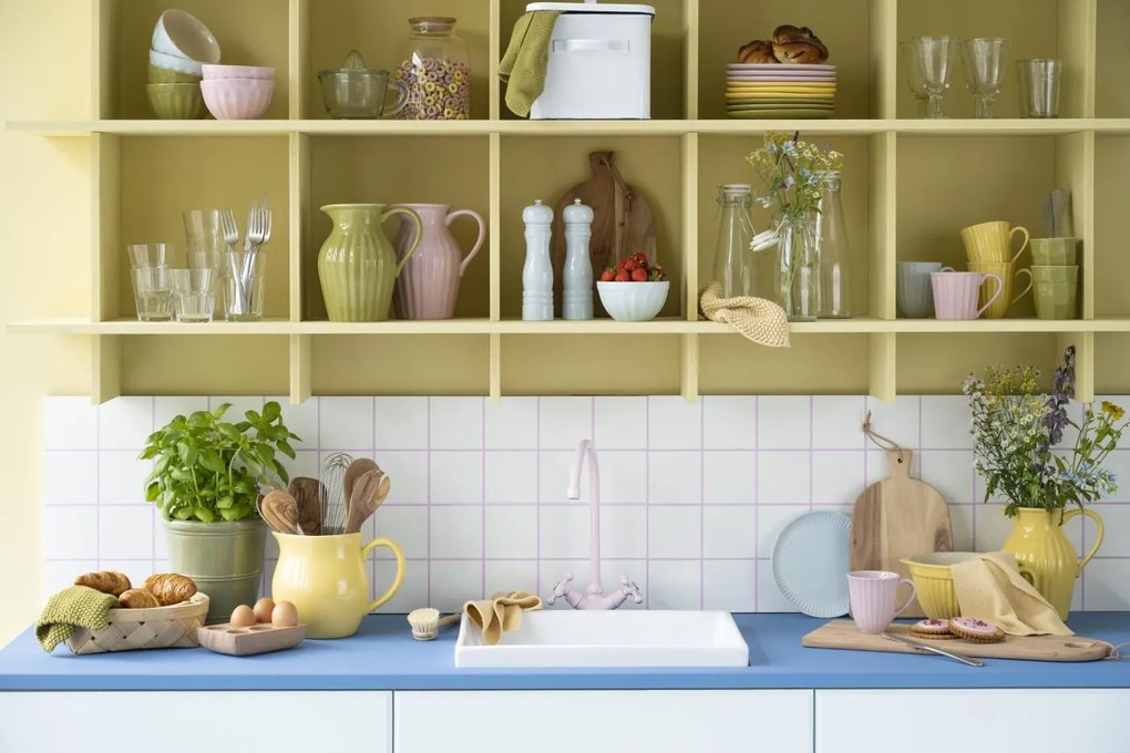 Sárga kerámia tésztástál MYNTE LEMONADE