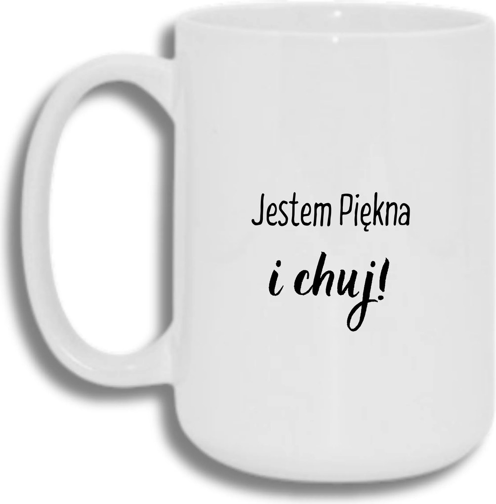 Bögre Fehér Nagy 440ml Ajándék Vicces Szép Vagyok