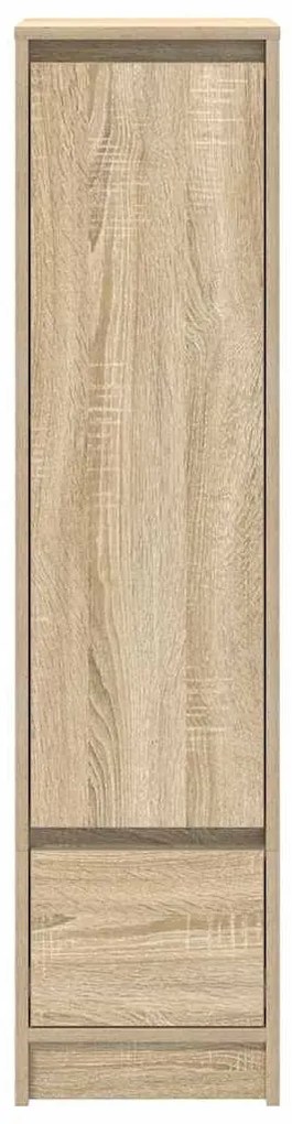 sonoma tölgy szerelt fa magasszekrény 29,5x34x119,5 cm