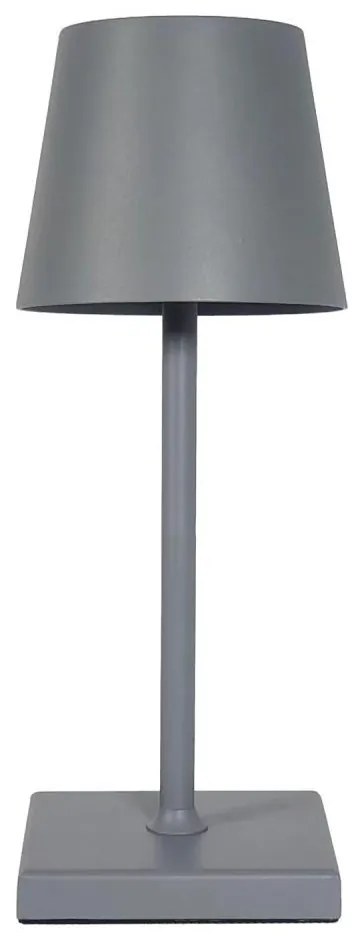 Eurolamp LED Dimmelhető újratölthető érintős asztali lámpa LED/3,5W/5V 5200mAh szürke EU0444