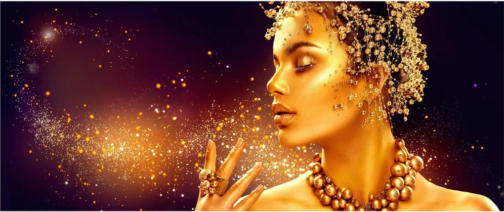 Kép - Arany smink (120x50 cm)