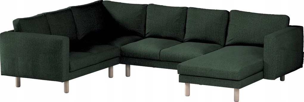 Dekoria Norsborg 5 személyes kanapé huzat Ikea zöld