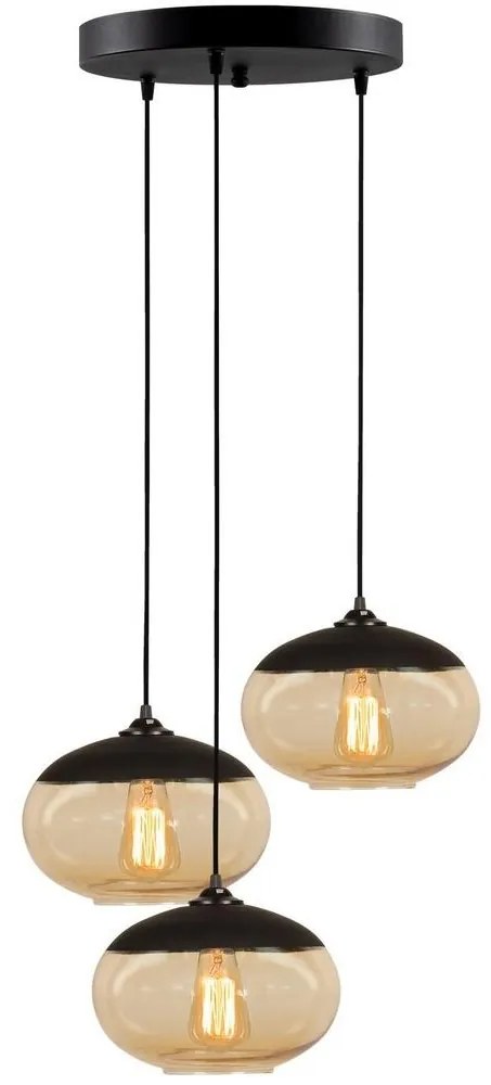 Csillár zsinóron CAMINI 3xE27/40W/230V