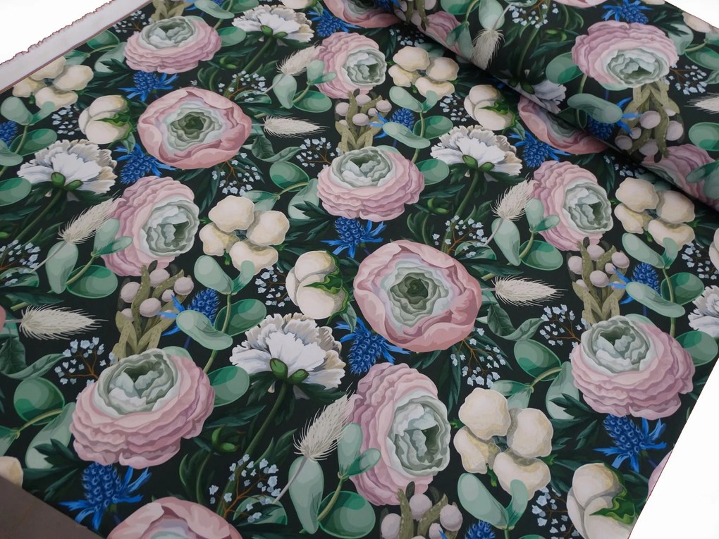 Mg Tk függöny Tavasz 221 Virágok 3D 155cm lengyel 0,5m