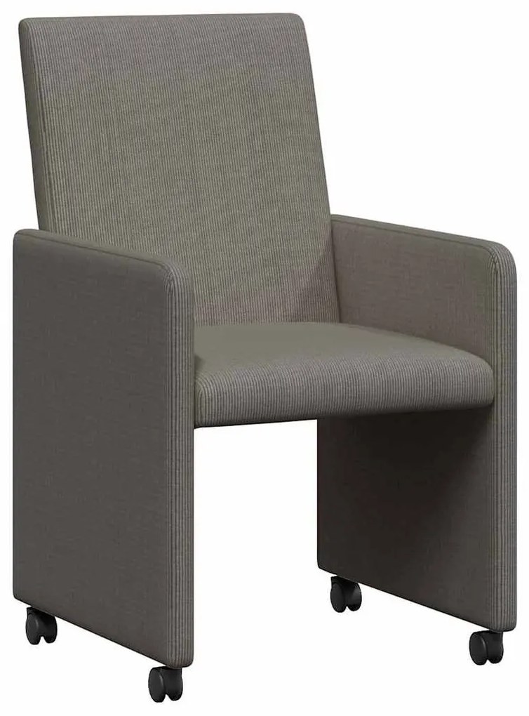 Kerekes Étkező Székek 2 pcs Világosszürke 57 x 66 x 94 cm