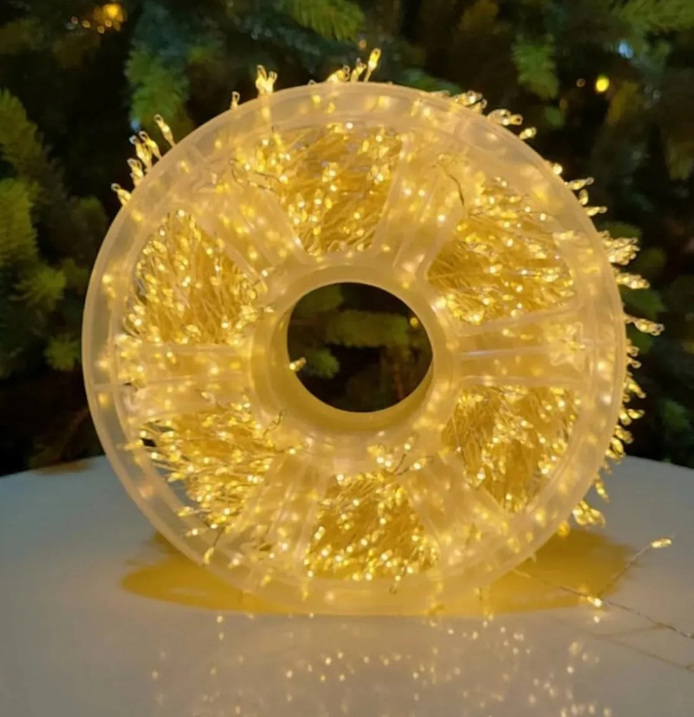 Karácsonyi fényfüzér Led 500 Mikro Led meleg fehér RS-1025WW
