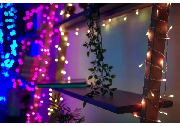 Twinkly TWS250SPP-TEU - LED RGBW Kültéri füzér 250xLED 23,5m IP44 Wi-Fi