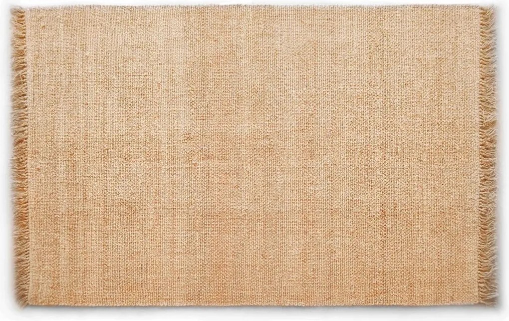 Parentesi Quadra Aneko kézzel fonott juta szőnyeg 60 x 90 cm rojtokkal