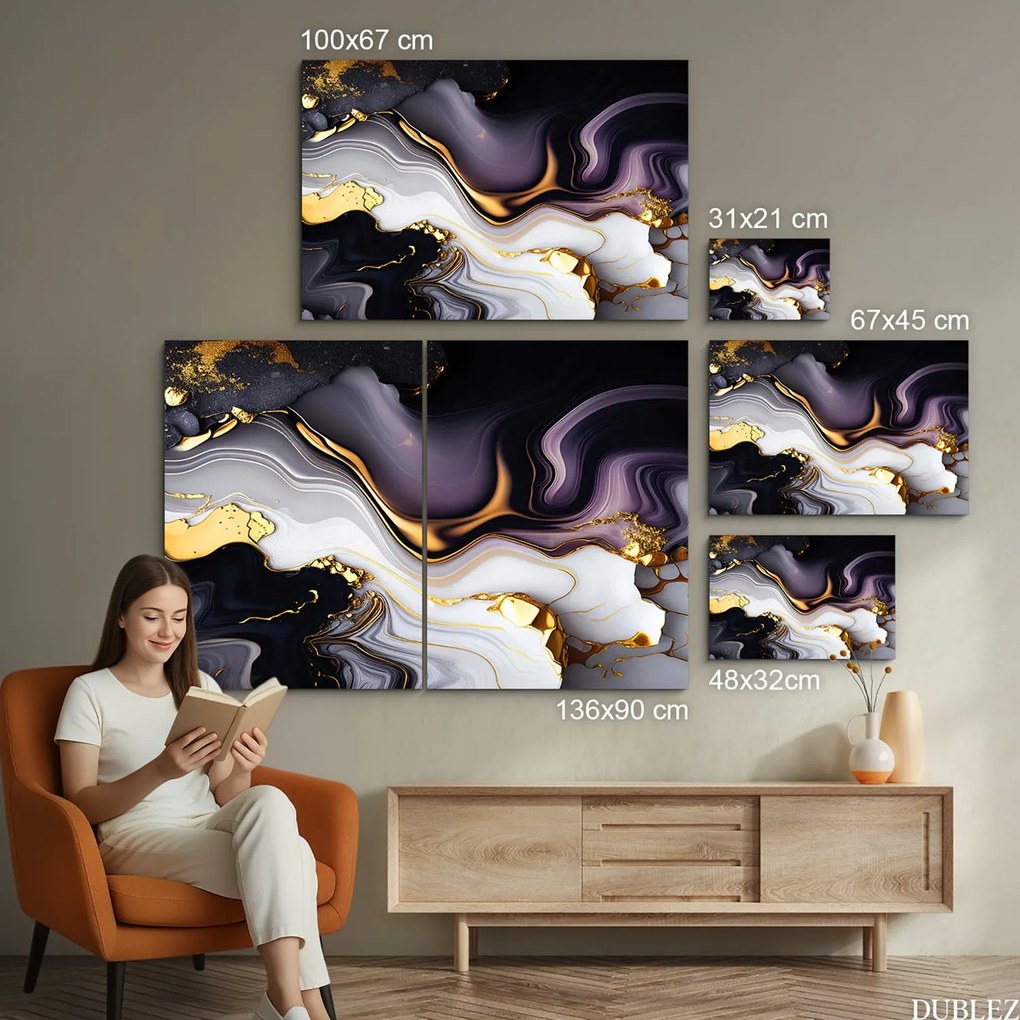 DUBLEZ | Elegáns falikép - Márvány