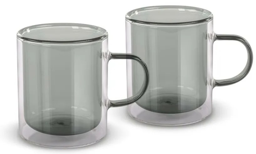 Lamart LT9121 2 részes Tea Vaso pohárkészlet, 350ml, fekete