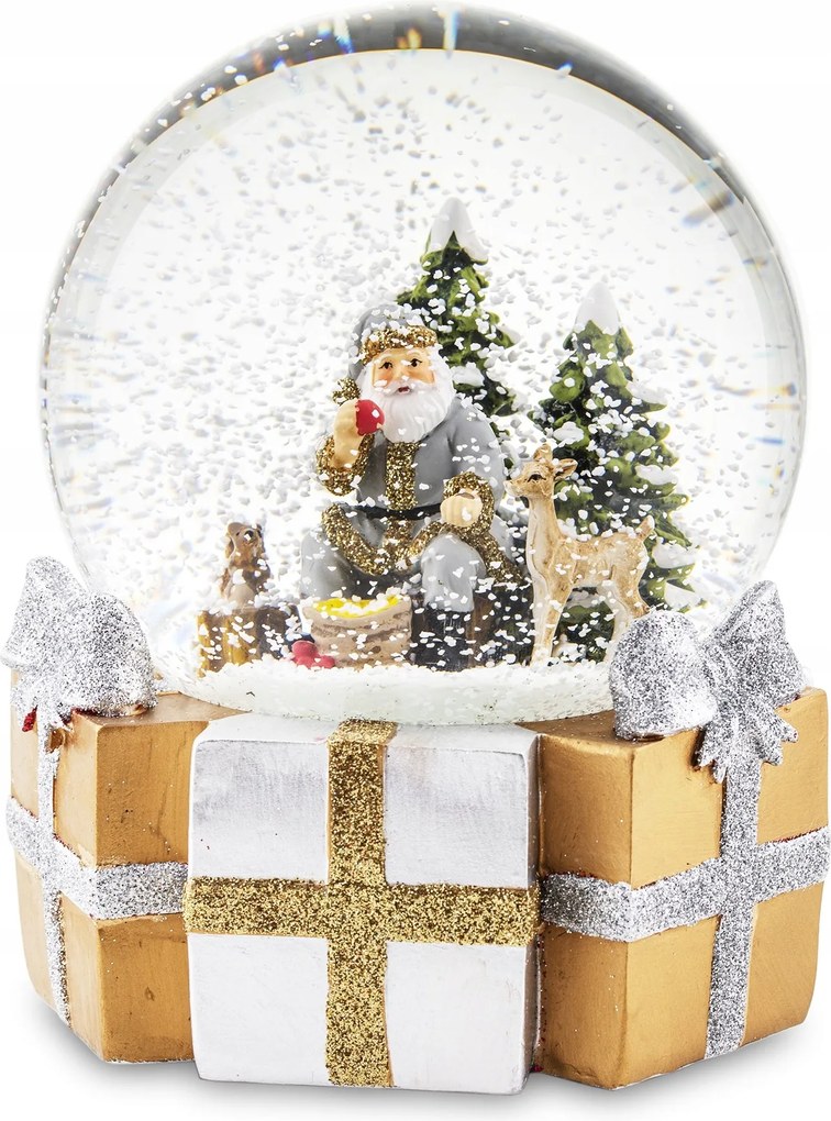 Üveg Hó Karácsonyi Gömb Pozitív Dekoráció Ajándék A Karácsonyfa Alatt