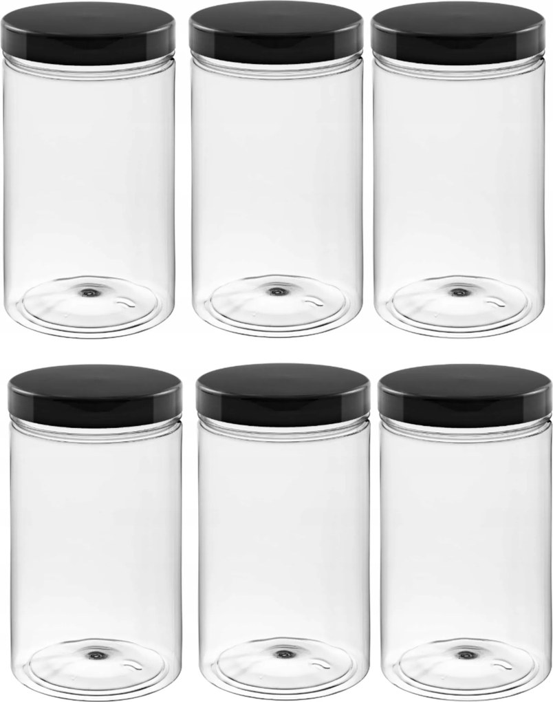 6x1250 ml-es befőttes üveg tészta szett