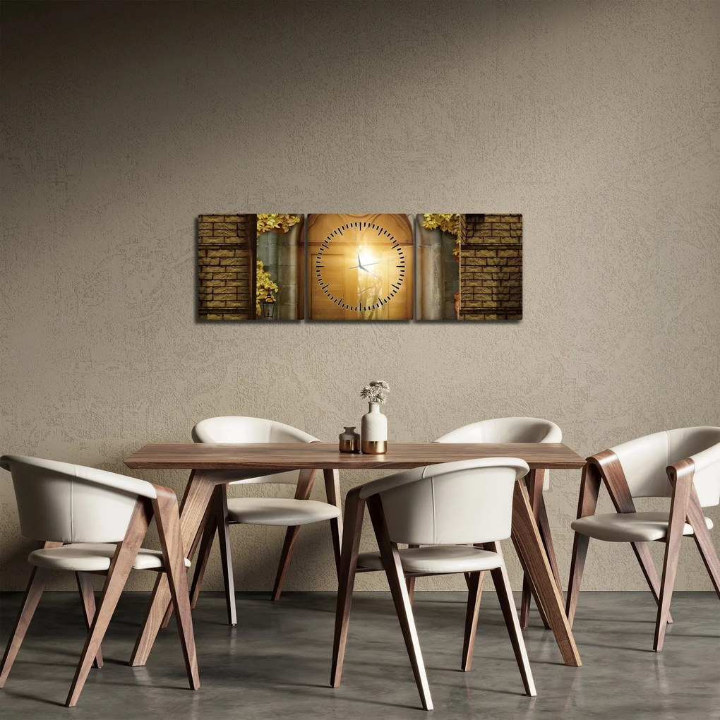 Kép - A kapu az erdőben (órával) (90x30 cm)
