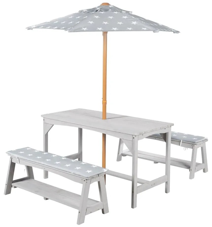 Gyerek kerti bútorszett 4 db-os Outdoor+ – Roba