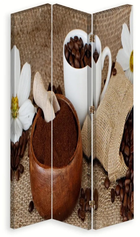 Gario Paraván Földi kávé Méret: 145 x 170 cm, Kivitelezés: Klasszikus paraván