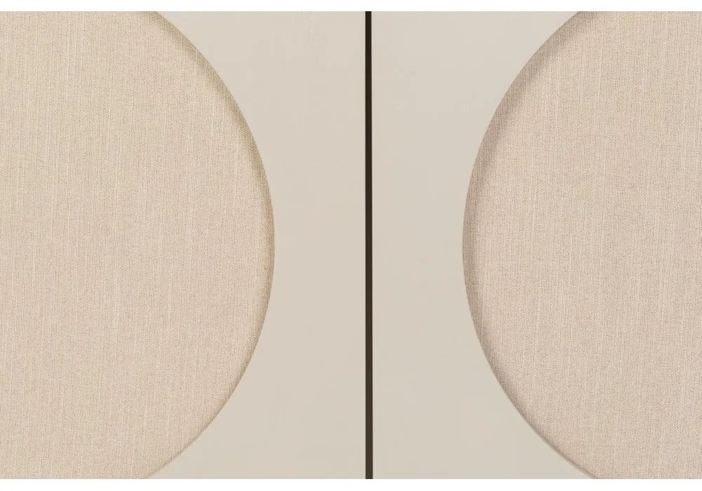 Világosszürke akácfa komód 100x70x45 cm Twin – Zuiver