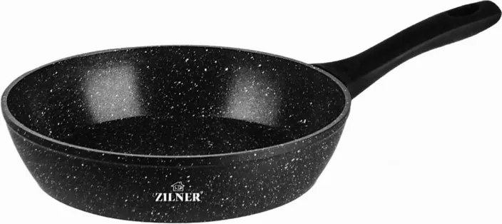 Robusztus márvány serpenyő fekete 28cm Zilner