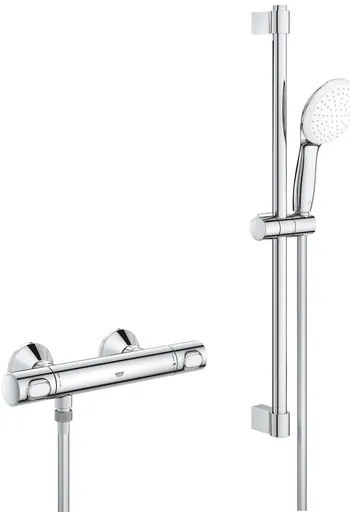 Zuhany csaptelep GROHE Grohtherm 500 zuhanyszettel együtt króm 34796001