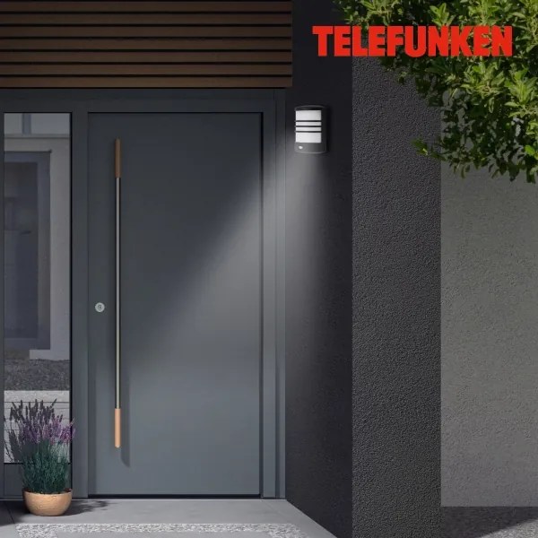 Telefunken 315505TF-LED Kültéri fali lámpa érzékelővel LED/12W/230V IP44
