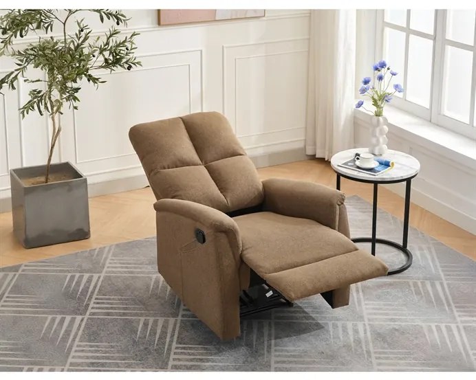 Relax fotel barna szövetkárpittal. TV-916 BR2